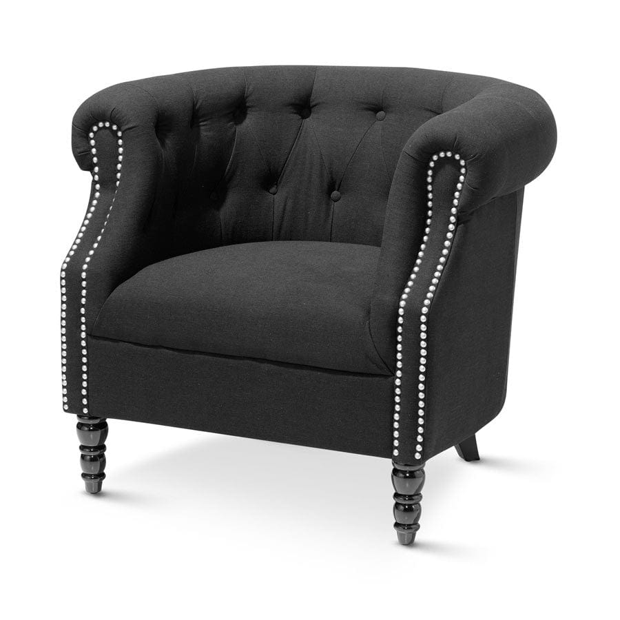 Esther Tub Chair Black Black Mango Interiors - Main Image