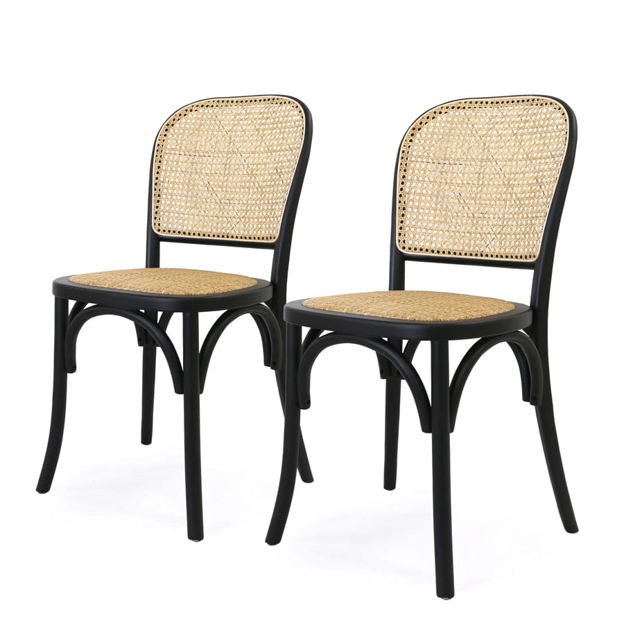 Australia Dark Rattan Dining Chairs Salsa Rattan Bentwood Dining