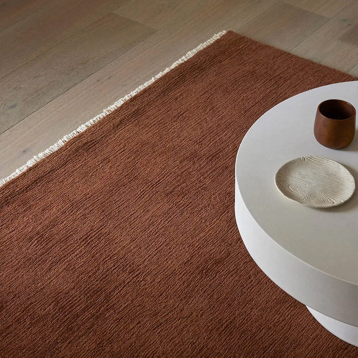 2x3m Alessandre Woolen Rug Clay By Black Mango Interiors