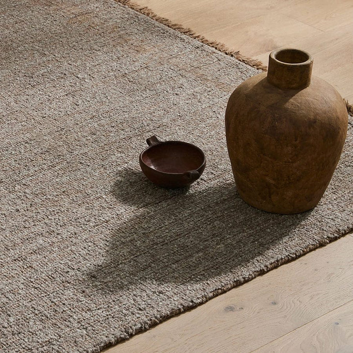 2x3m Puglia Chunky Wave Rug Taupe By Black Mango Interiors