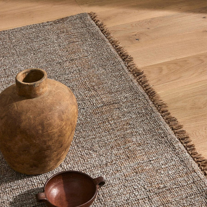 2x3m Puglia Chunky Wave Rug Taupe By Black Mango Interiors