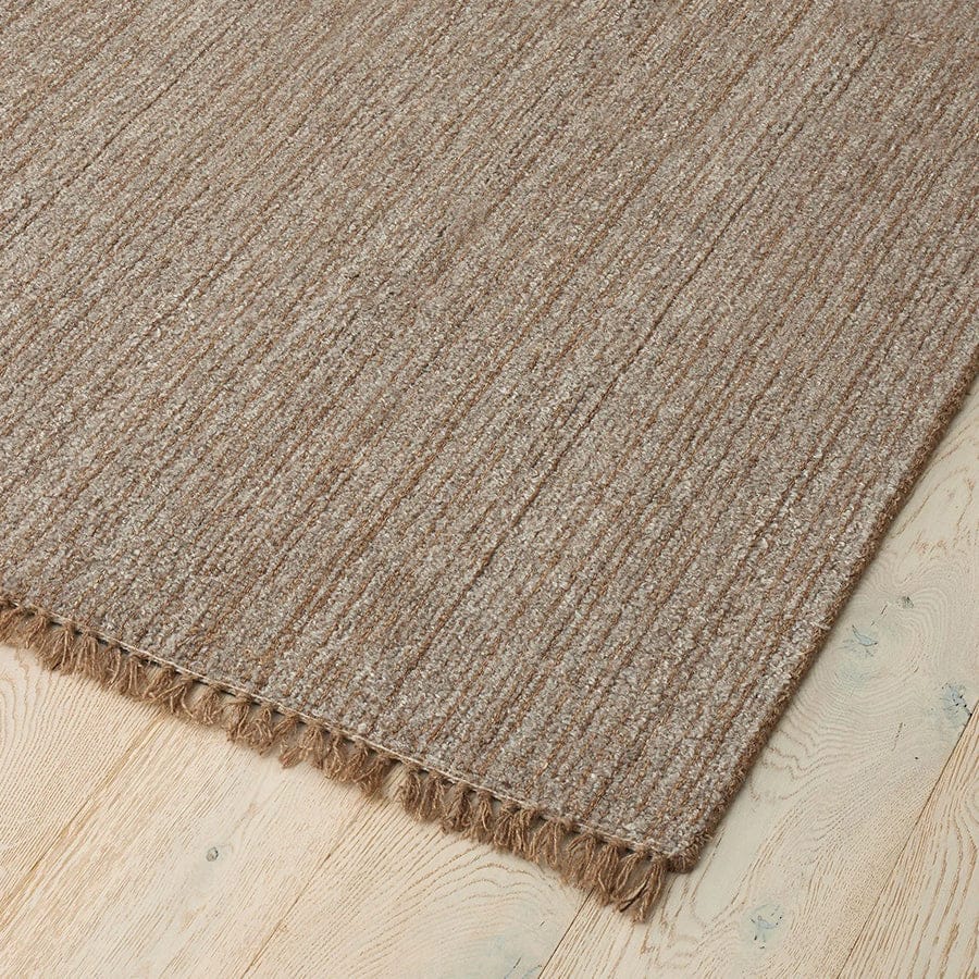 2x3m Puglia Chunky Wave Rug Taupe By Black Mango Interiors