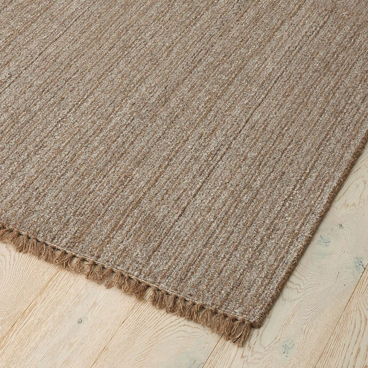 2x3m Puglia Chunky Wave Rug Taupe By Black Mango Interiors