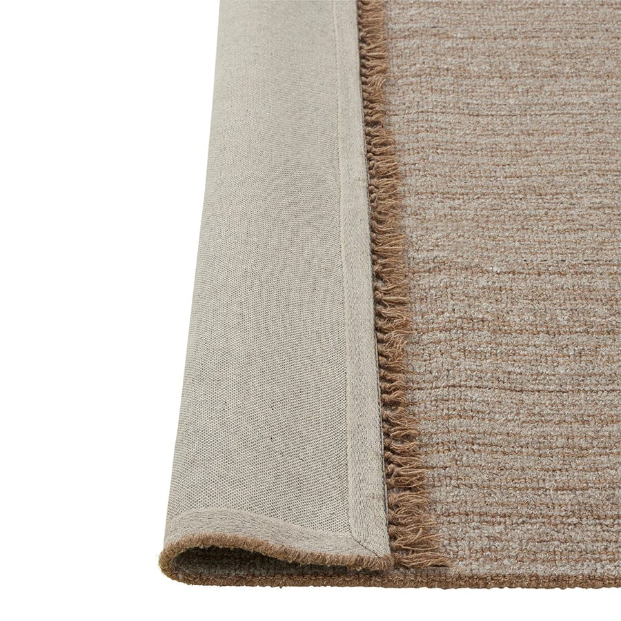 2x3m Puglia Chunky Wave Rug Taupe By Black Mango Interiors