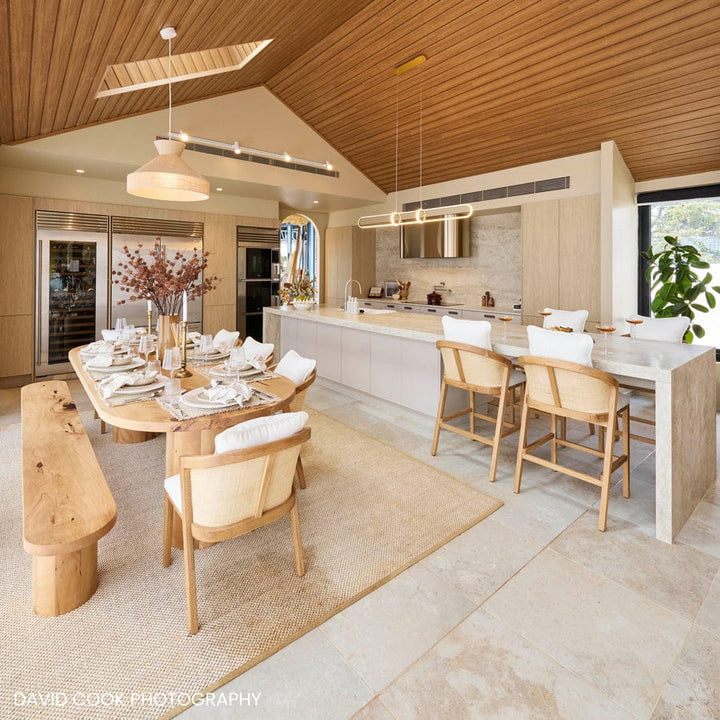 Anka Oak Counter Stool By Black Mango Interiors