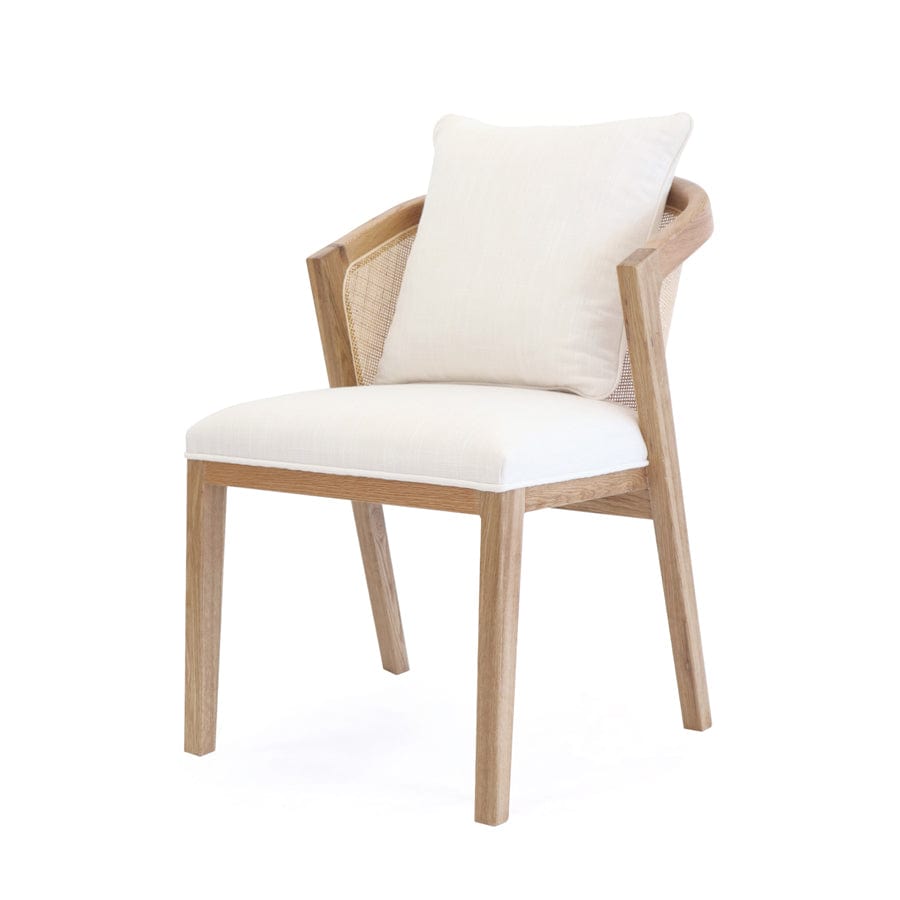 Anka Oak Dining Chair Natural Black Mango Interiors