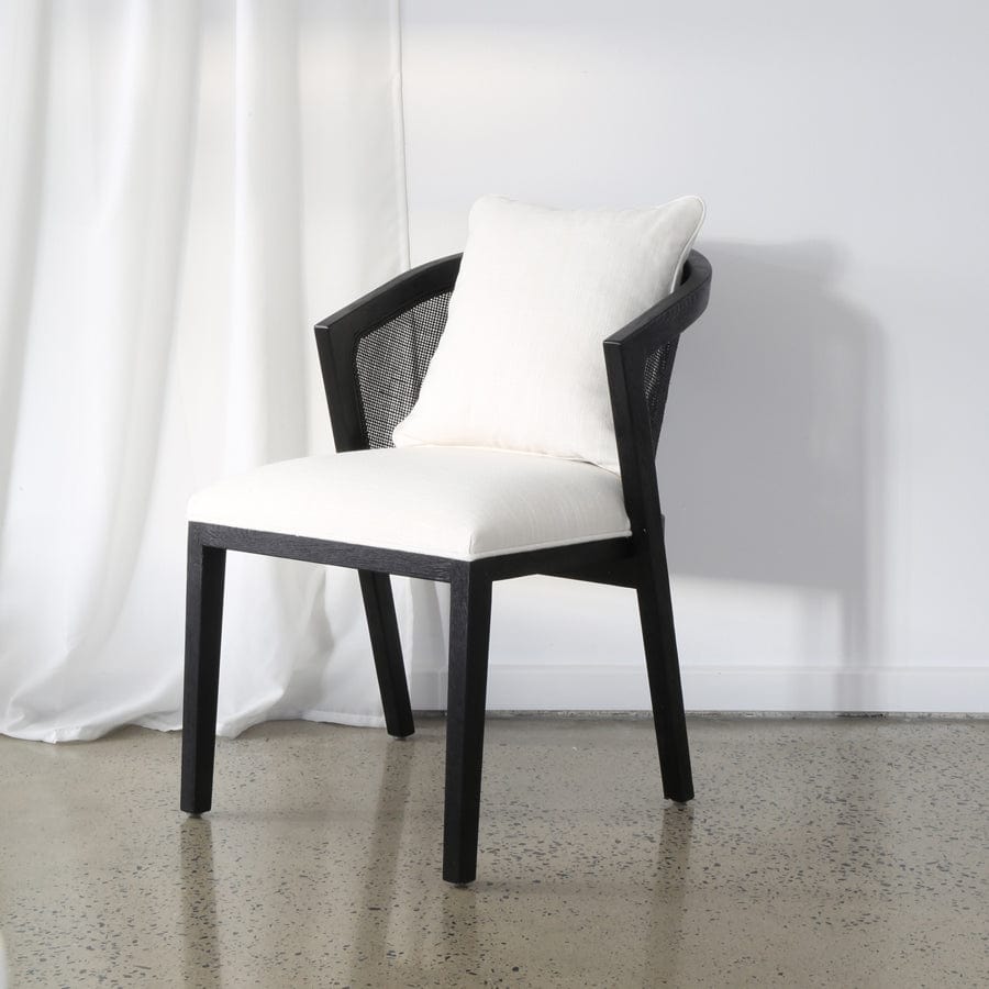 Anka Oak Dining Chair Black | Black Mango – Black Mango Interiors