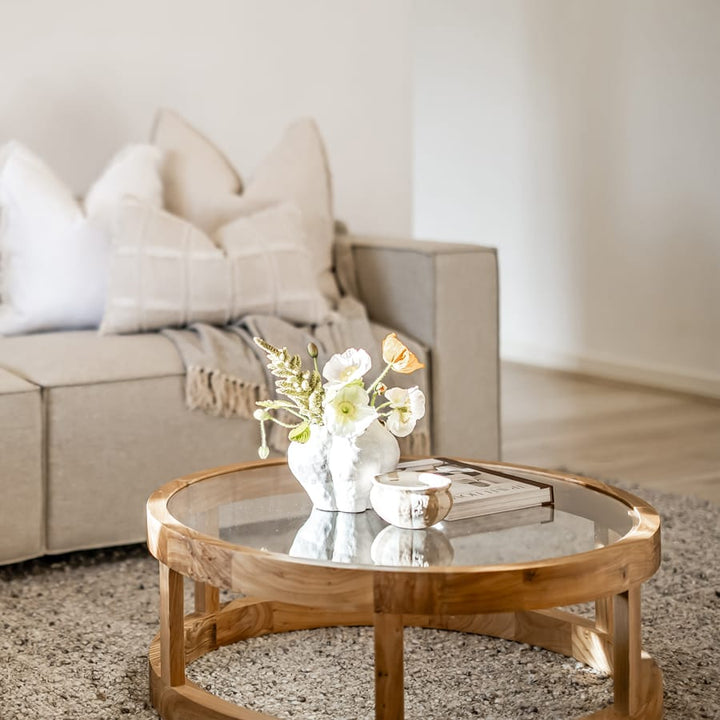 Arlo Coffee Table Elm Wood By Black Mango Interiors
