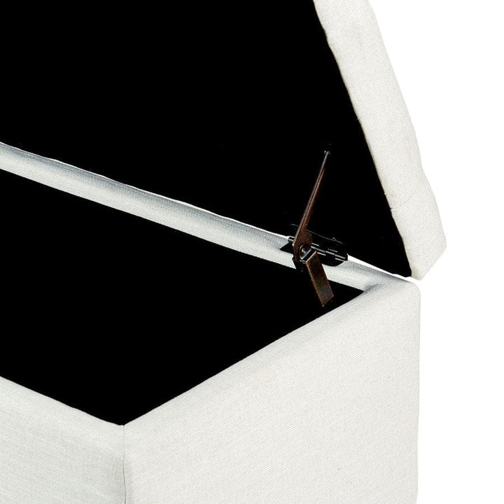 Ashlee Blanket Box Ivory By Black Mango Interiors