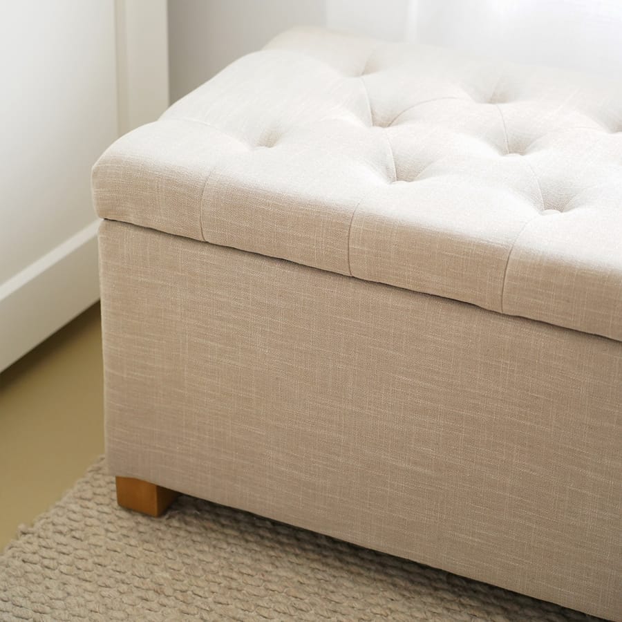 Ashlee Blanket Box Linen By Black Mango Interiors