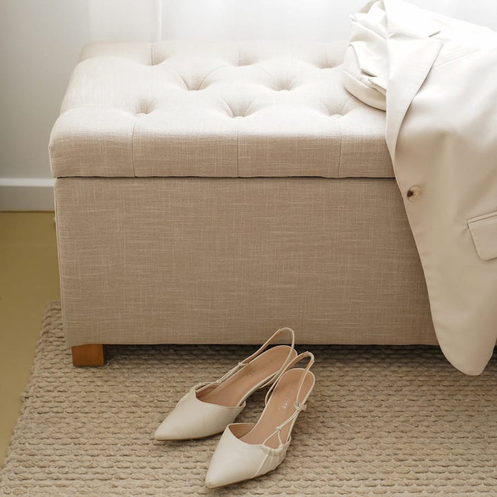 Ashlee Blanket Box Linen By Black Mango Interiors