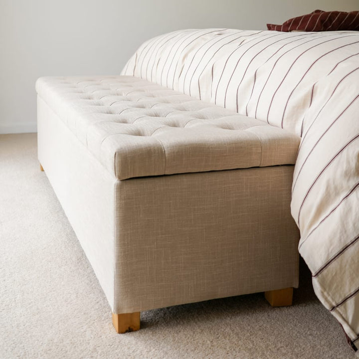Ashlee Blanket Box Linen By Black Mango Interiors