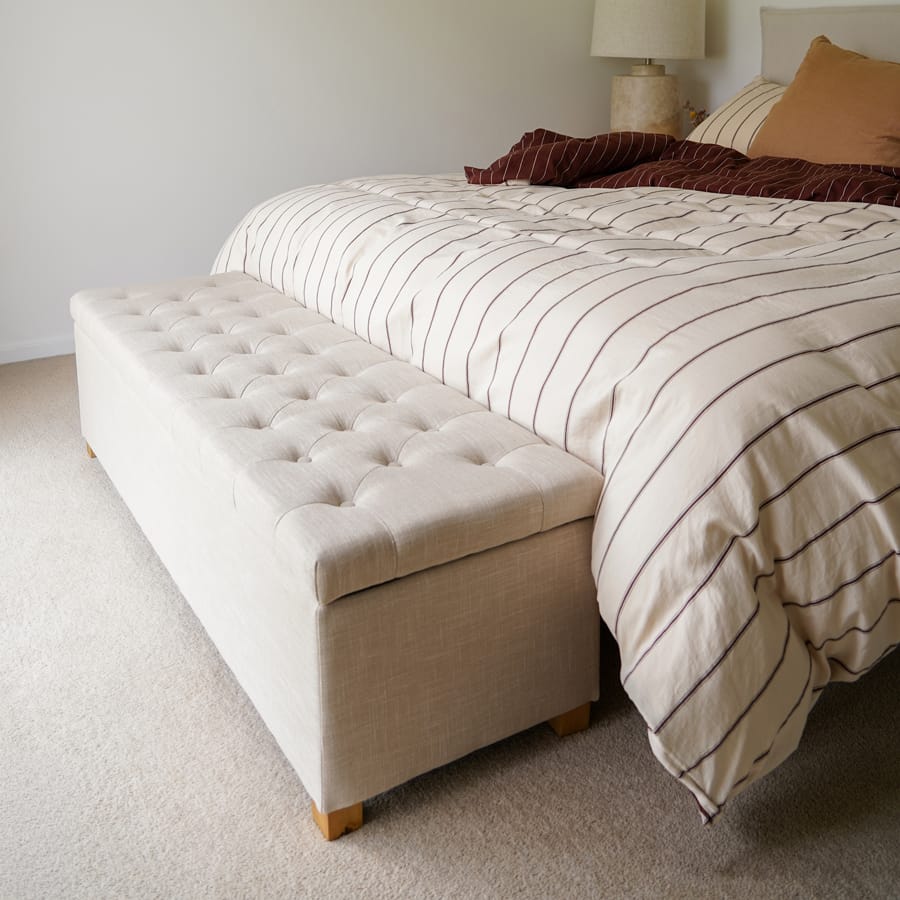 Ashlee Blanket Box Linen By Black Mango Interiors