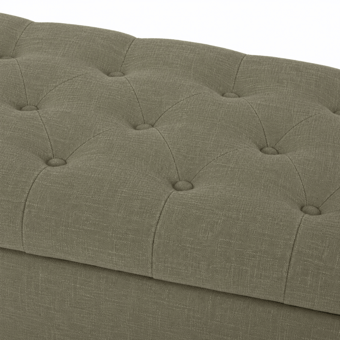 Ashlee Blanket Box Olive By Black Mango Interiors