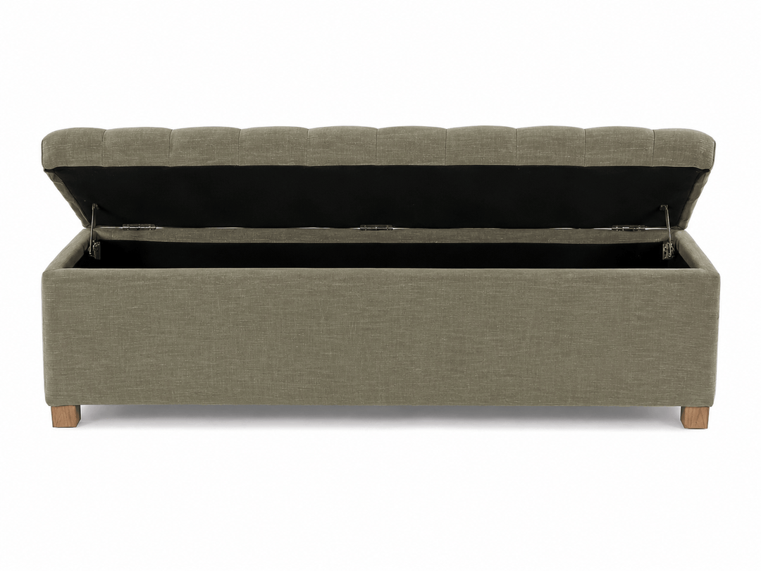 Ashlee Blanket Box Olive By Black Mango Interiors