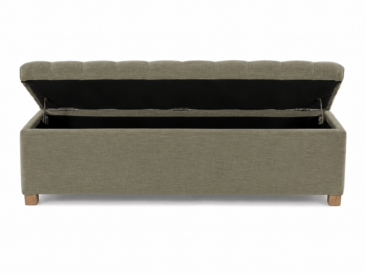 Ashlee Blanket Box Olive By Black Mango Interiors