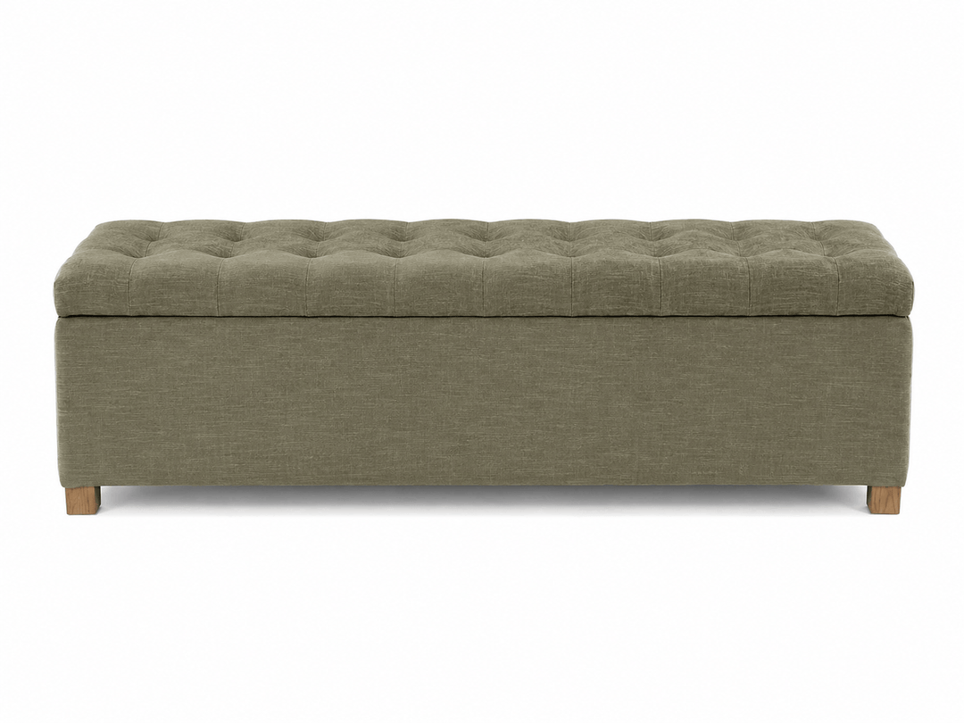 Ashlee Blanket Box Olive By Black Mango Interiors