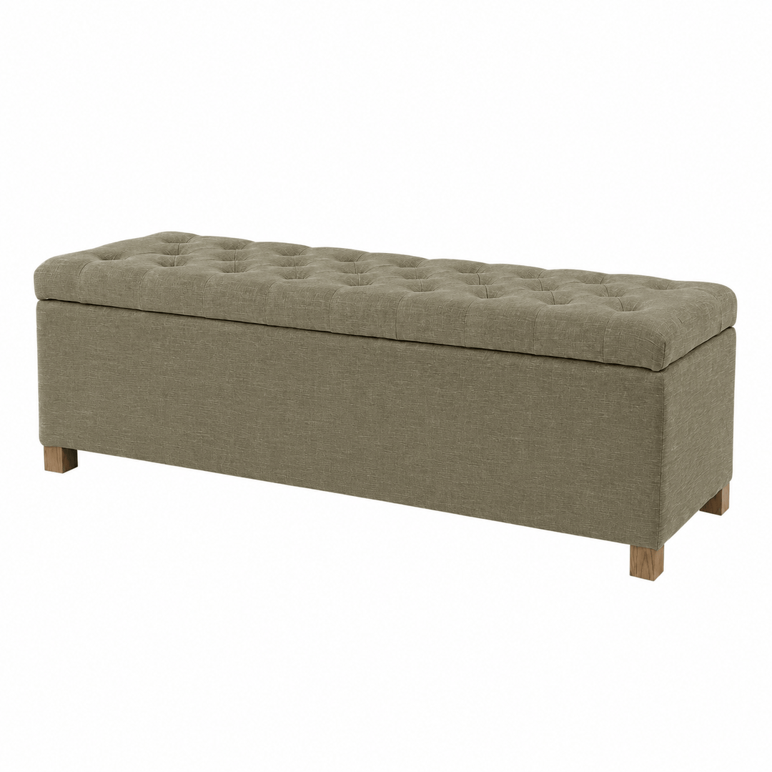 Ashlee Blanket Box Olive By Black Mango Interiors