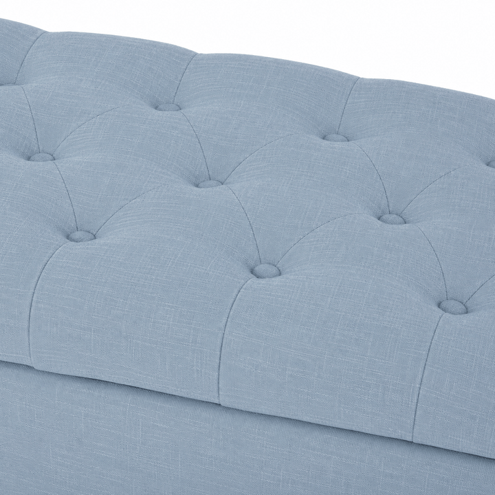 Ashlee Blanket Box Sky By Black Mango Interiors