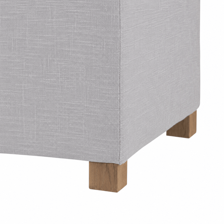Ashlee Blanket Box Steel By Black Mango Interiors