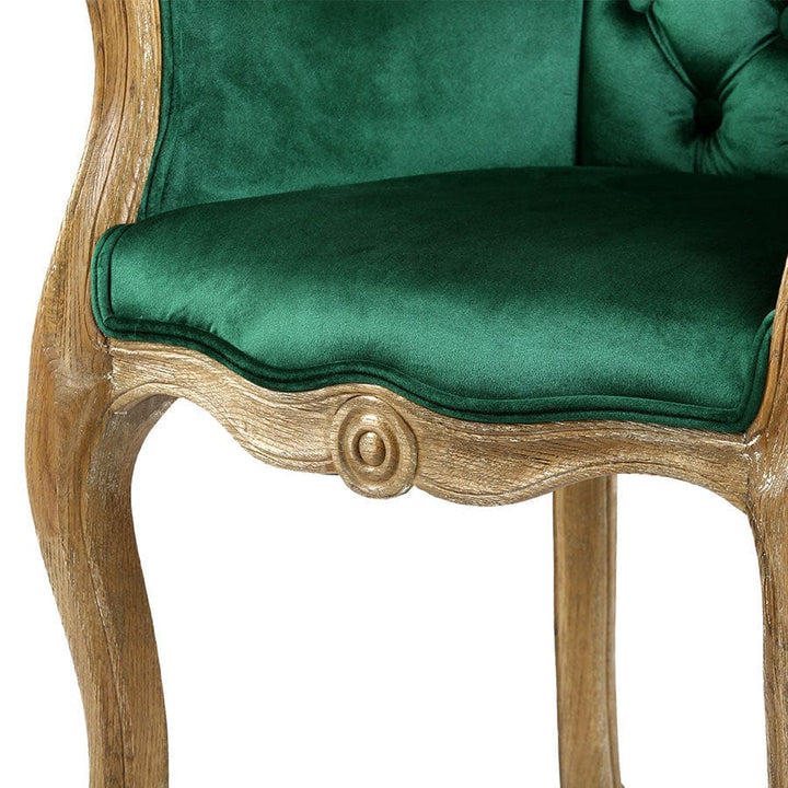 Cabriole Elizabeth Chair Emerald By Black Mango