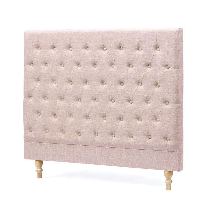 Charlotte Chesterfield Bedhead Double Size Dusty Pink By Black Mango