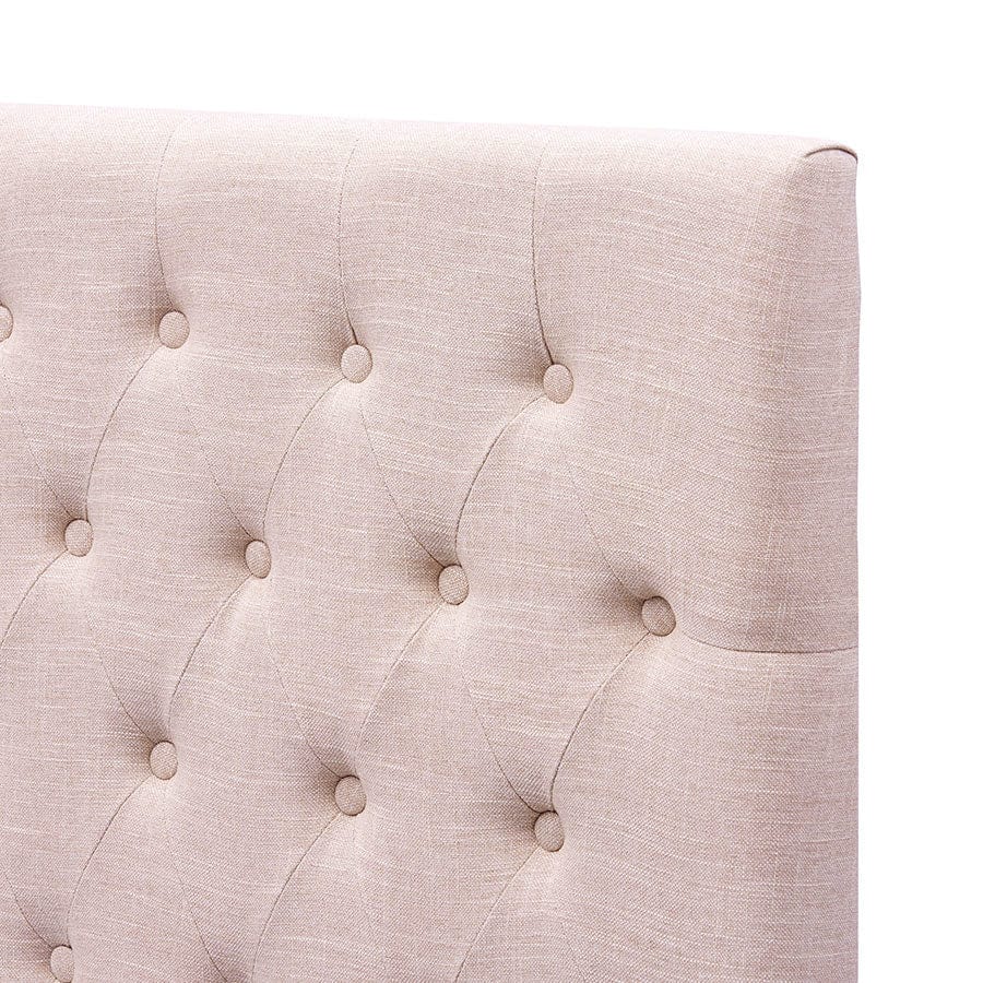 Charlotte Chesterfield Bedhead King Size Dusty Pink By Black Mango