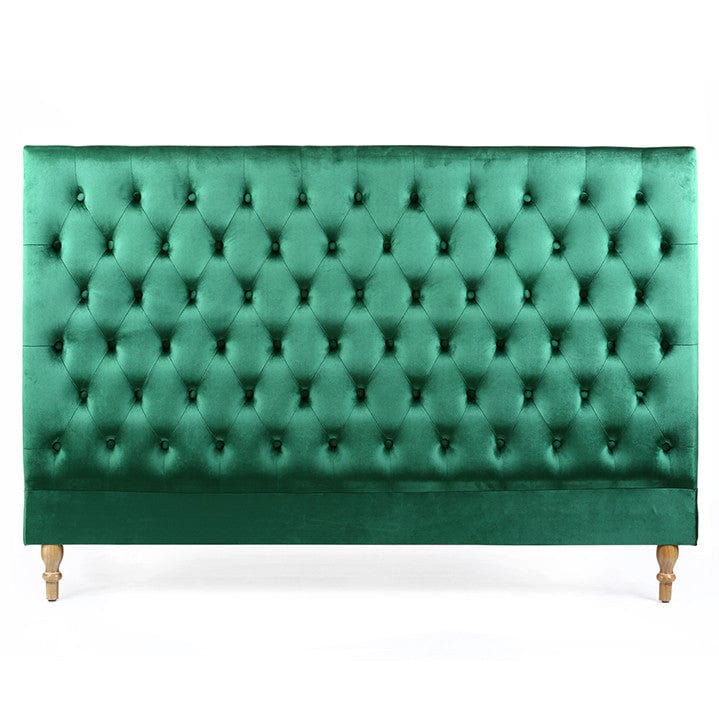 Charlotte Chesterfield Bedhead King Size Emerald By Black Mango