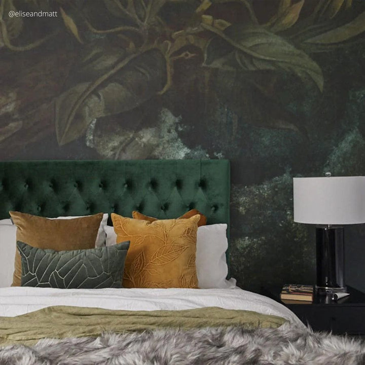 Charlotte Chesterfield Bedhead Queen Size Emerald By Black Mango