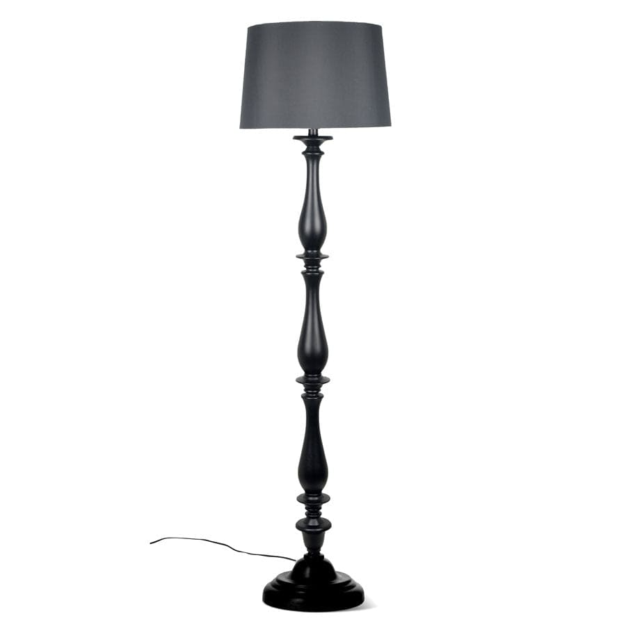 Classic Style Floor Lamp Black 153cm By Black Mango