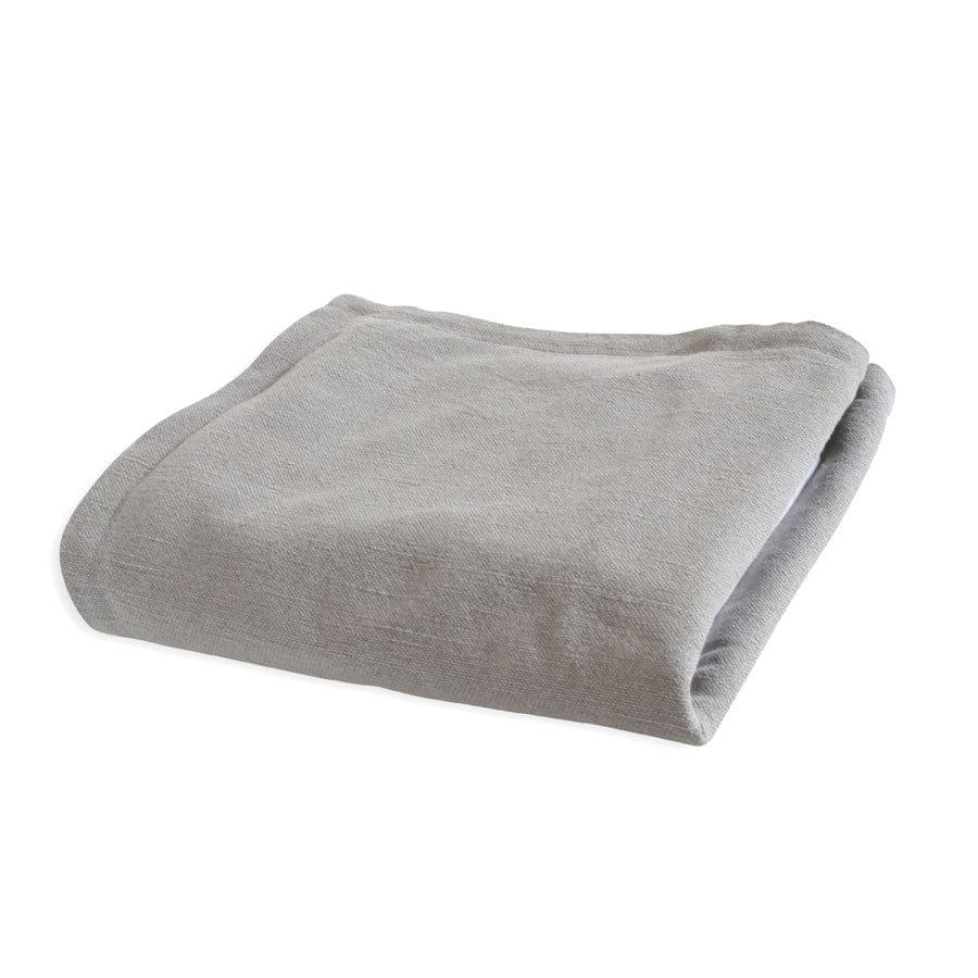 Cloudy Grey The Cloud Ottoman Slipcover ONLY By Black Mango