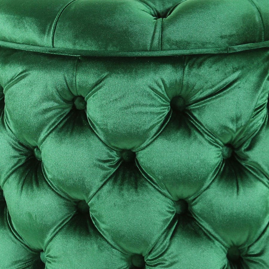Emma Storage Ottoman Small Emerald By Black Mango