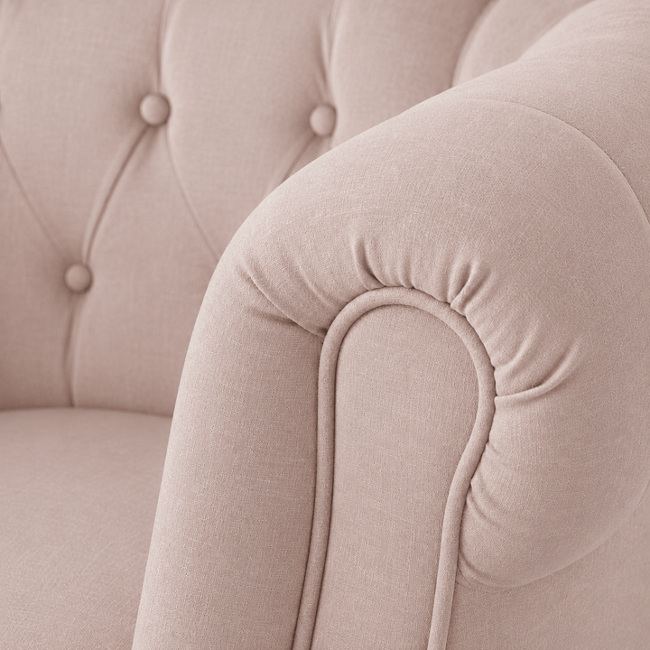 Esther Tub Chair Blush By Black Mango Interiors