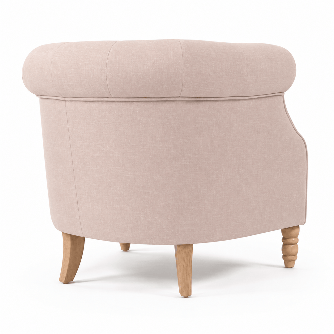 Esther Tub Chair Blush By Black Mango Interiors