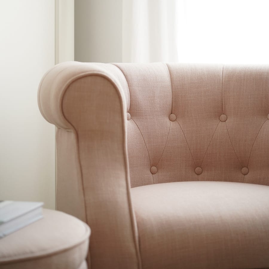Esther Tub Chair Blush By Black Mango Interiors