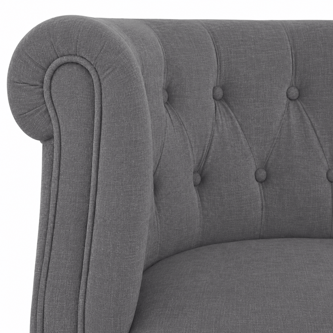 Esther Tub Chair Charcoal By Black Mango Interiors