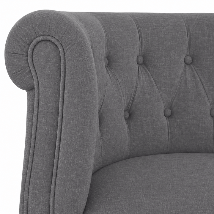 Esther Tub Chair Charcoal By Black Mango Interiors