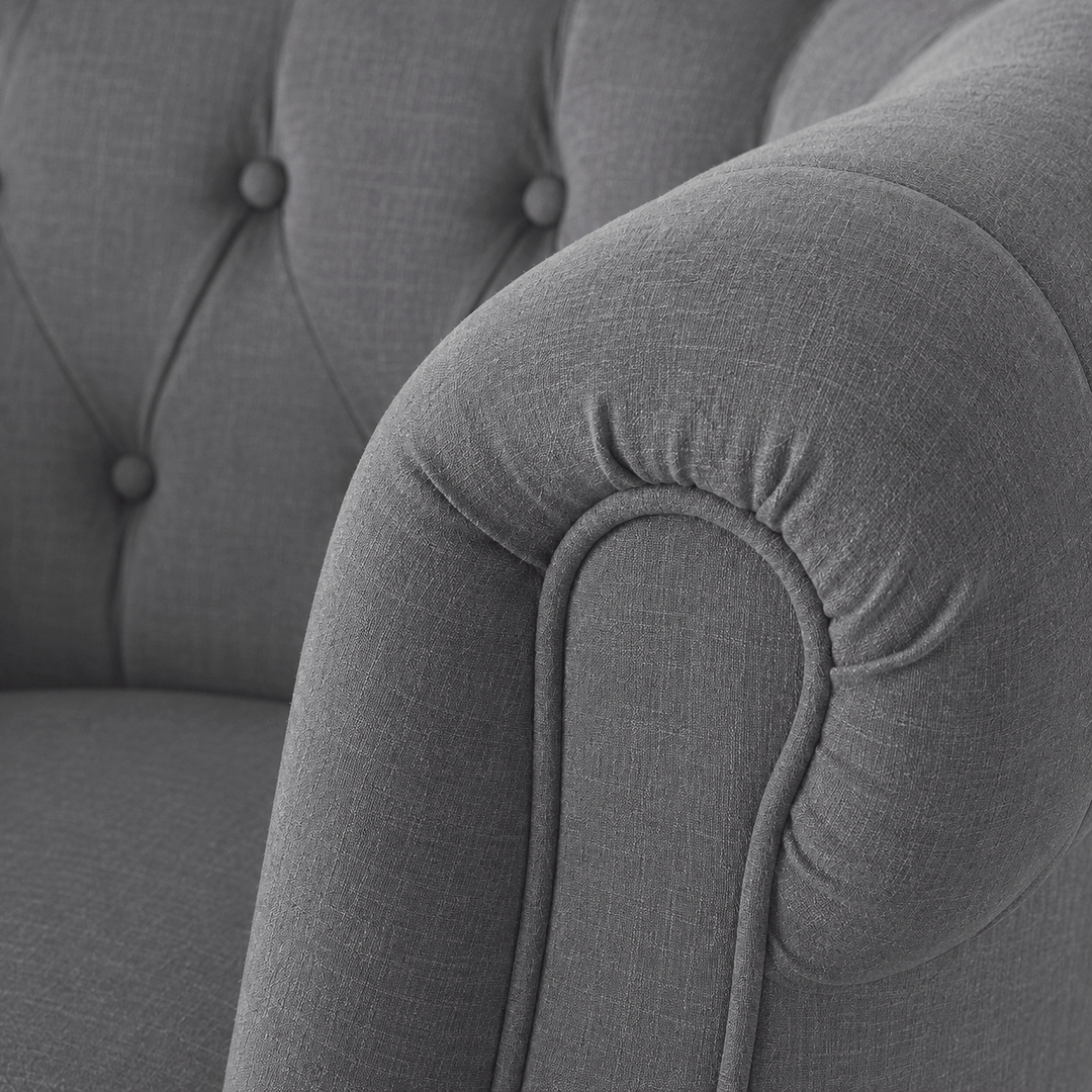 Esther Tub Chair Charcoal By Black Mango Interiors