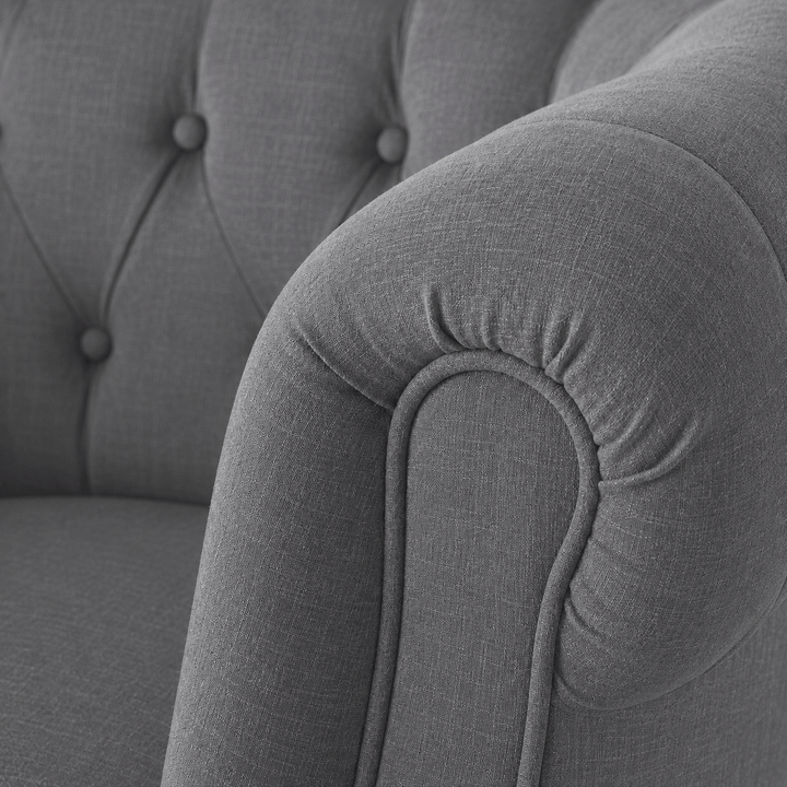 Esther Tub Chair Charcoal By Black Mango Interiors