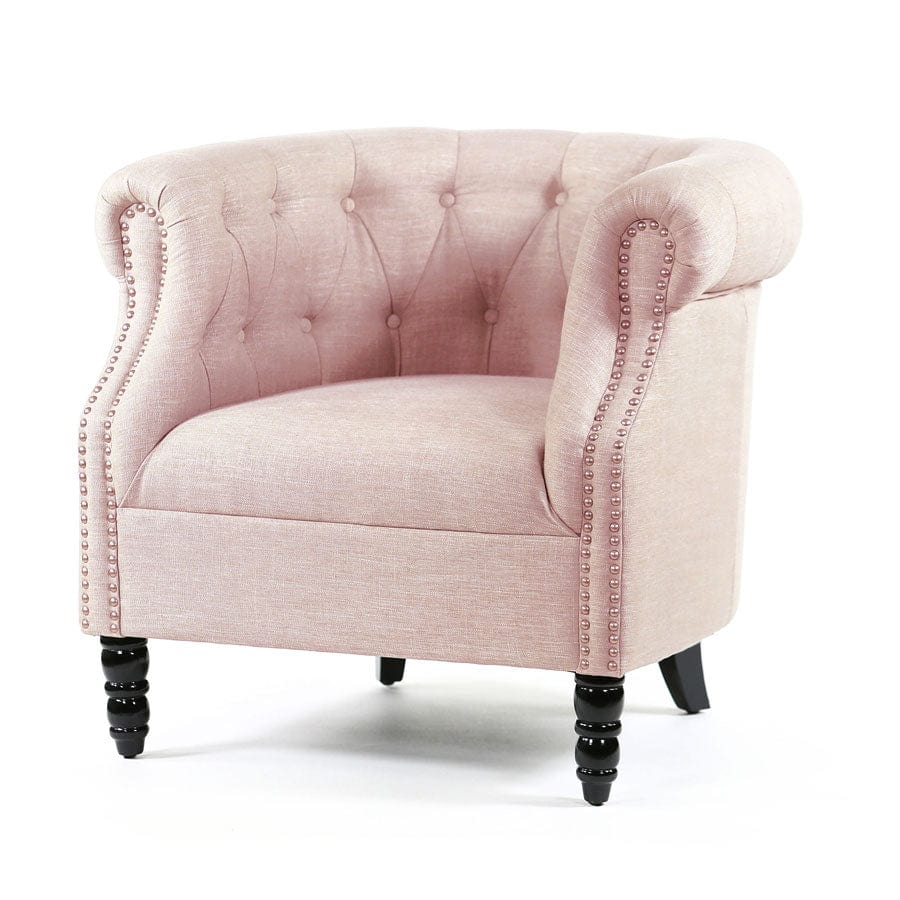 Esther Tub Chair Dusty Pink By Black Mango