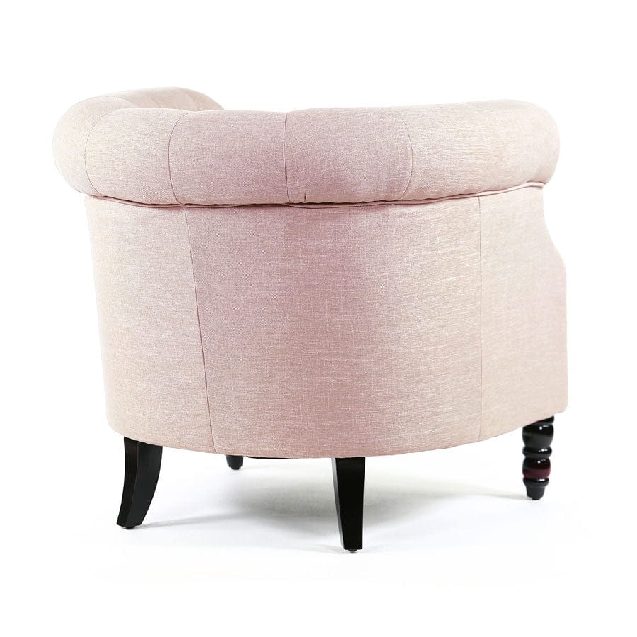 Esther Tub Chair Dusty Pink By Black Mango