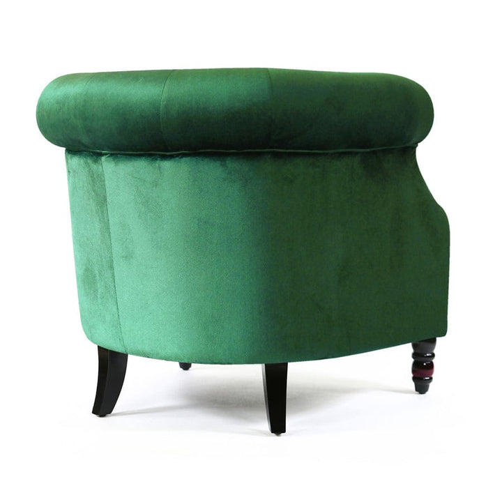 Esther Tub Chair Emerald By Black Mango