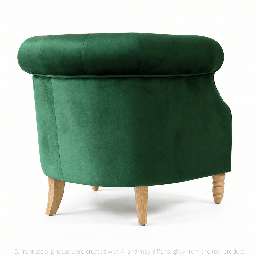 Esther Tub Chair Emerald By Black Mango Interiors
