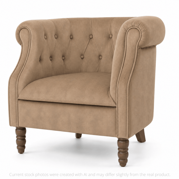 Esther Tub Chair Fawn By Black Mango Interiors