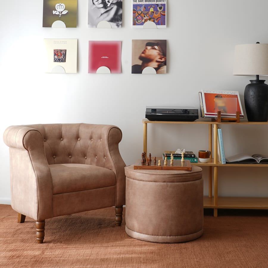 Esther Tub Chair Fawn By Black Mango Interiors