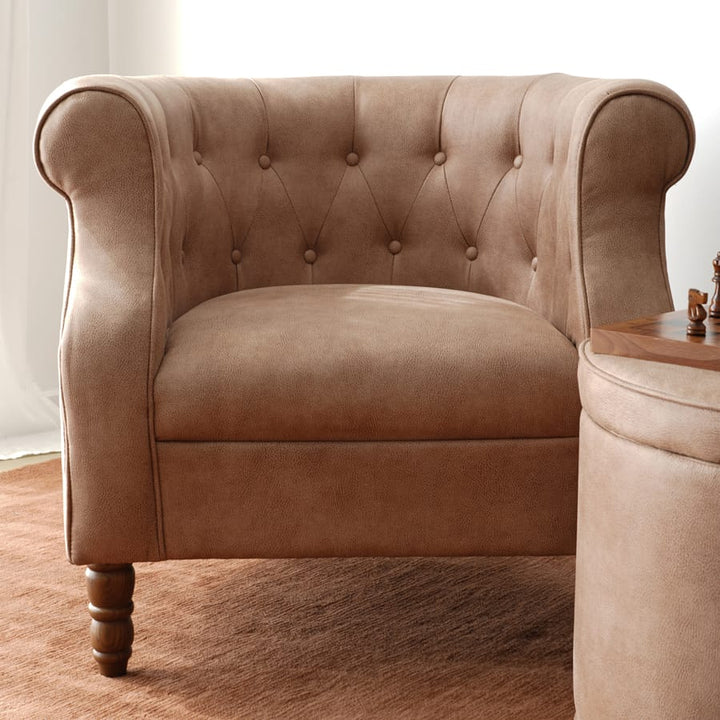 Esther Tub Chair Fawn By Black Mango Interiors