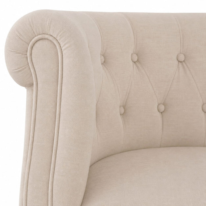 Esther Tub Chair Linen By Black Mango Interiors
