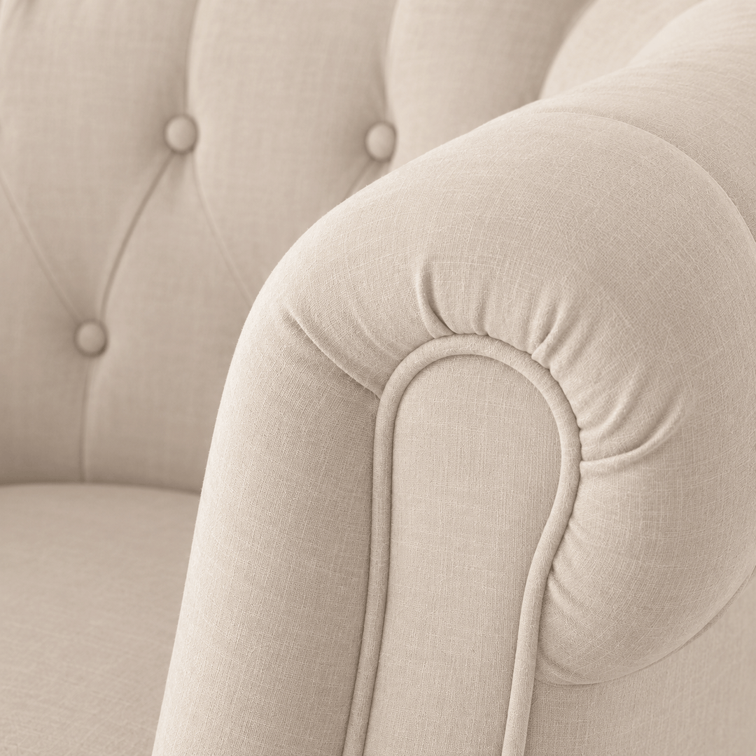 Esther Tub Chair Linen By Black Mango Interiors