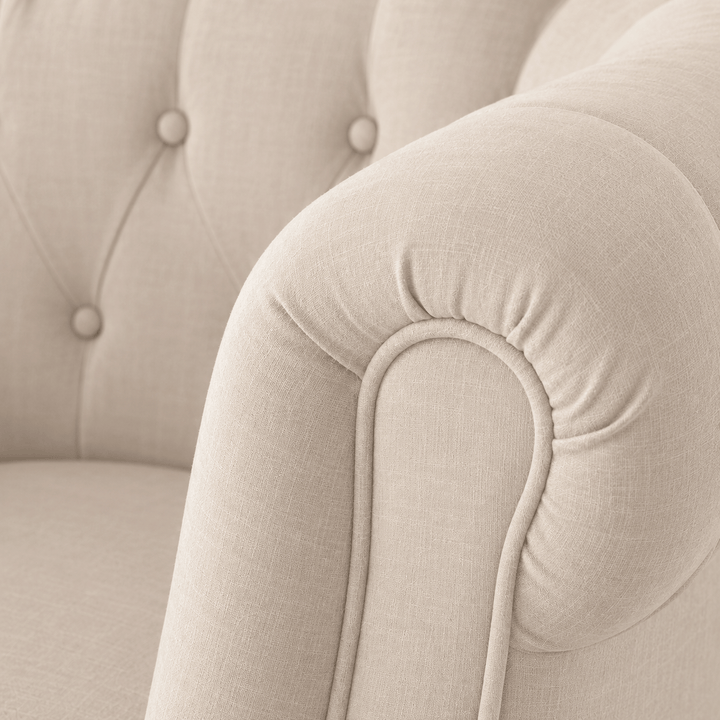 Esther Tub Chair Linen By Black Mango Interiors
