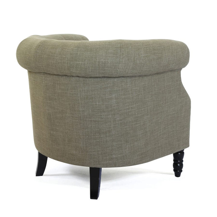 Esther Tub Chair Olive By Black Mango Interiors